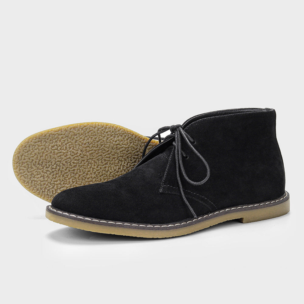 Herren Desert BootsVintage Leder Braun