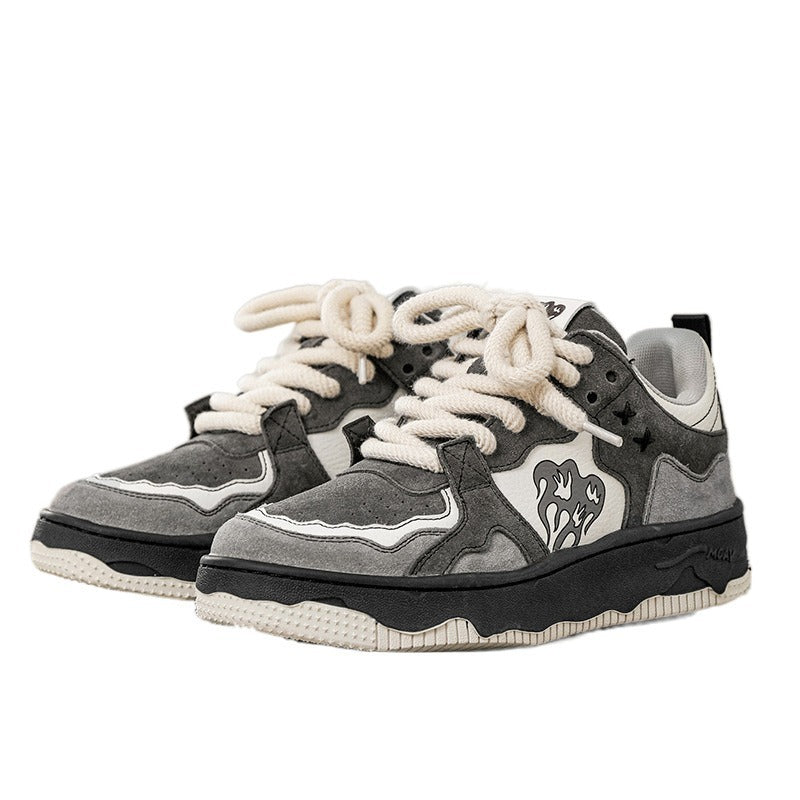 Herren Skateschuhe Sportlich Grau Stil