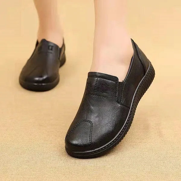 Bequeme Leder Schuhe Orthopädisch Frauen Schuhe - BerlinGlamour