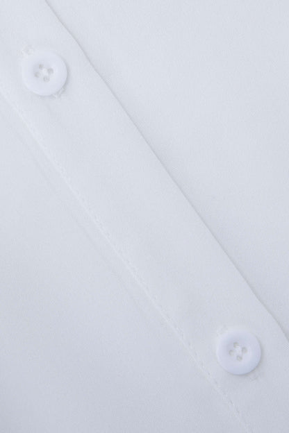 Weites Damenhemd Oversized Weiss Klassisch
