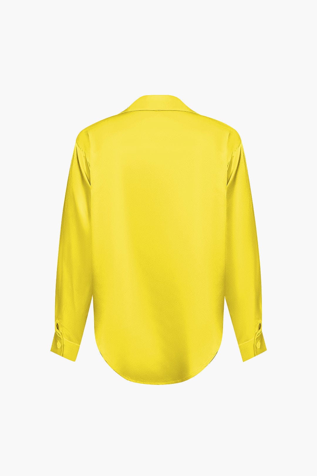Elegante Bluse Langarm Seiden-Satin Damenbluse