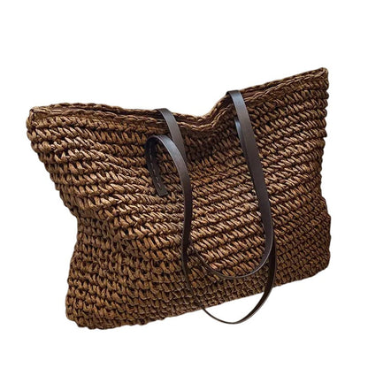 Große Damen Strandtasche Leicht mit Reißverschluss