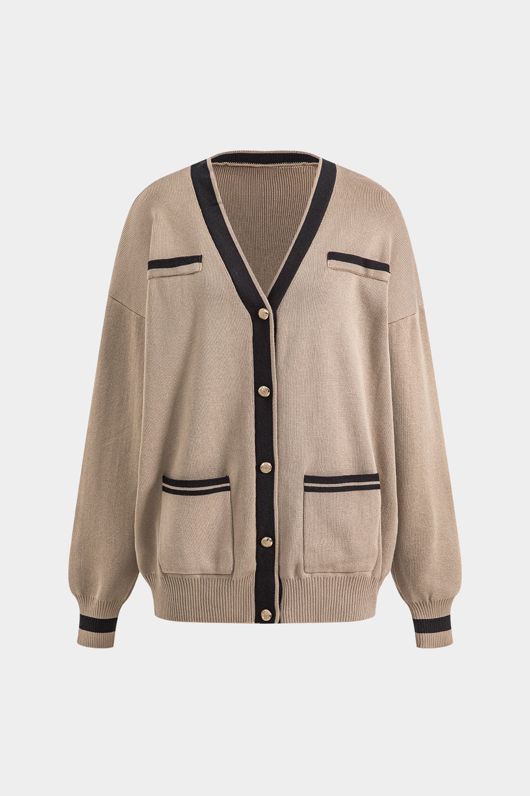 Strick-Set Damen Elegant Cardigan Rock