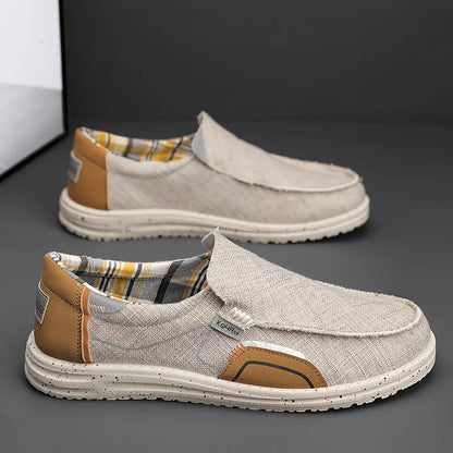 Männer Loafer Sneaker Bequem Schwarz