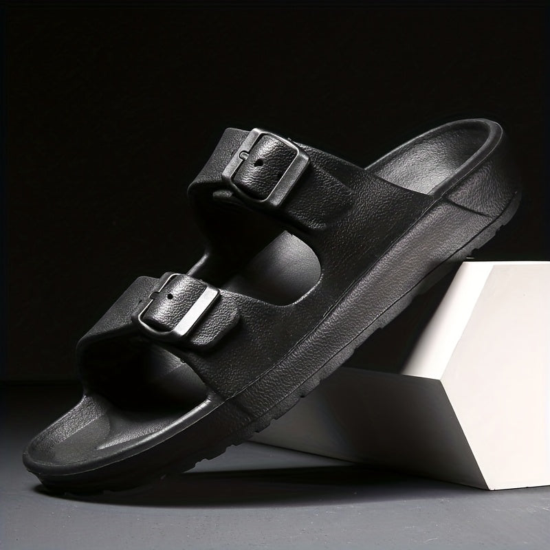 Herren Sandalen mit Doppelriemen Bequem - BerlinGlamour