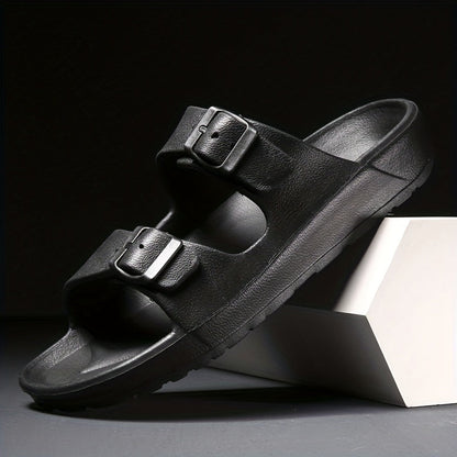 Herren Sandalen mit Doppelriemen Bequem - BerlinGlamour