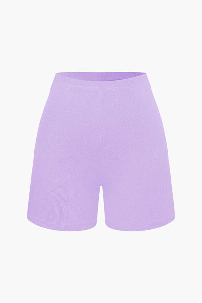 Elegantes Zweiteiler Set mit Bustier Top und Shorts Damen