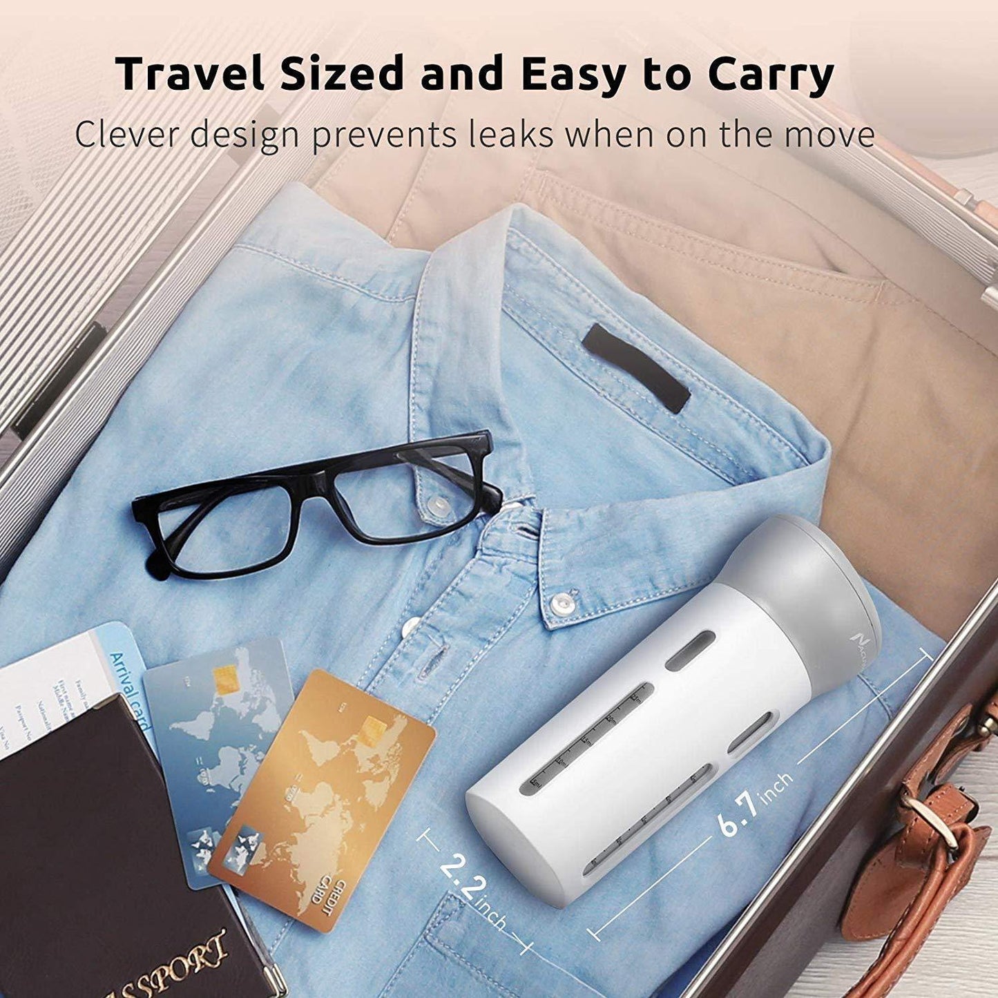 Reise Flasche 4-in-1 Travel Set