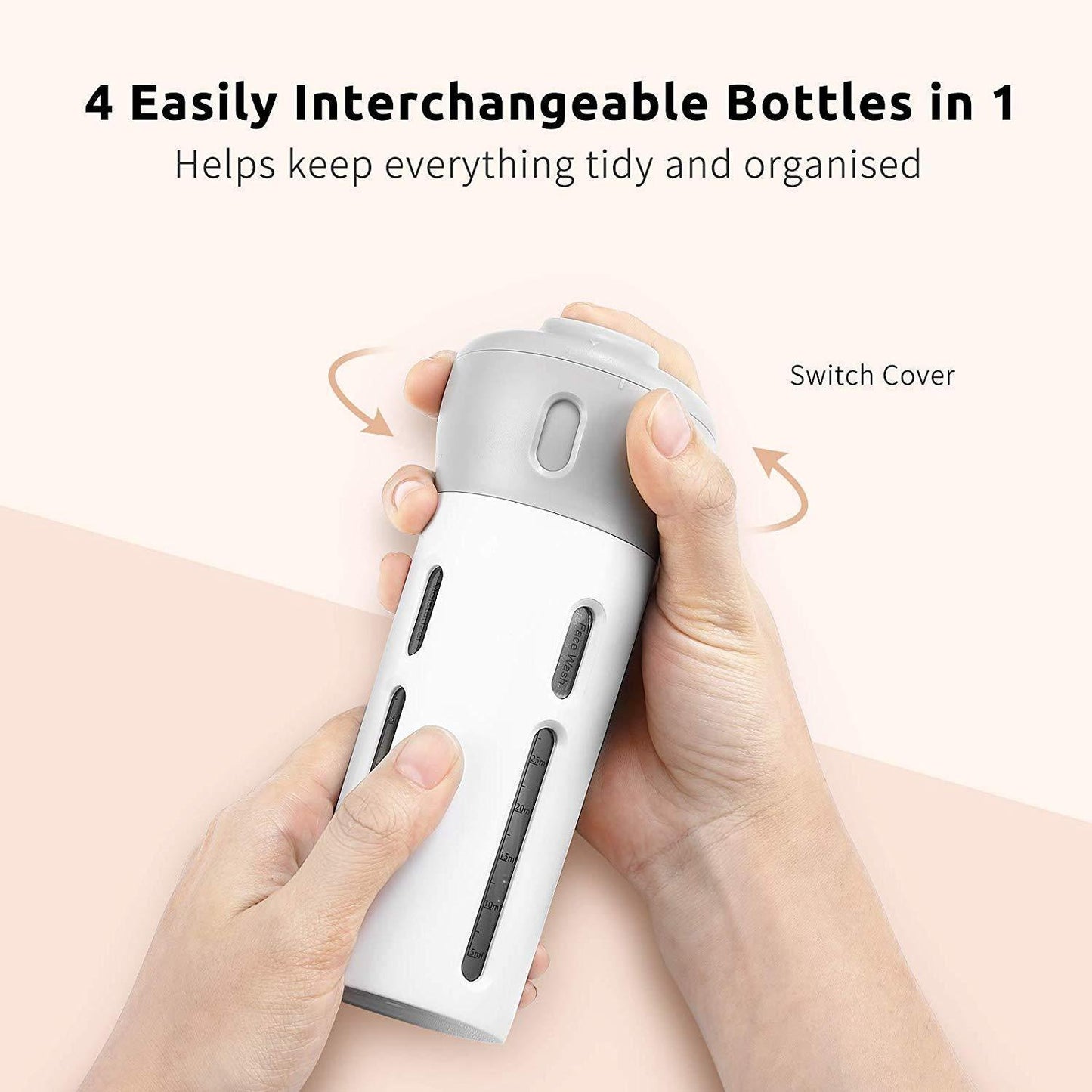 Reise Flasche 4-in-1 Travel Set