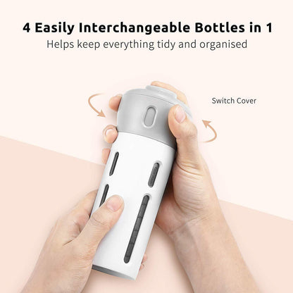 Reise Flasche 4-in-1 Travel Set