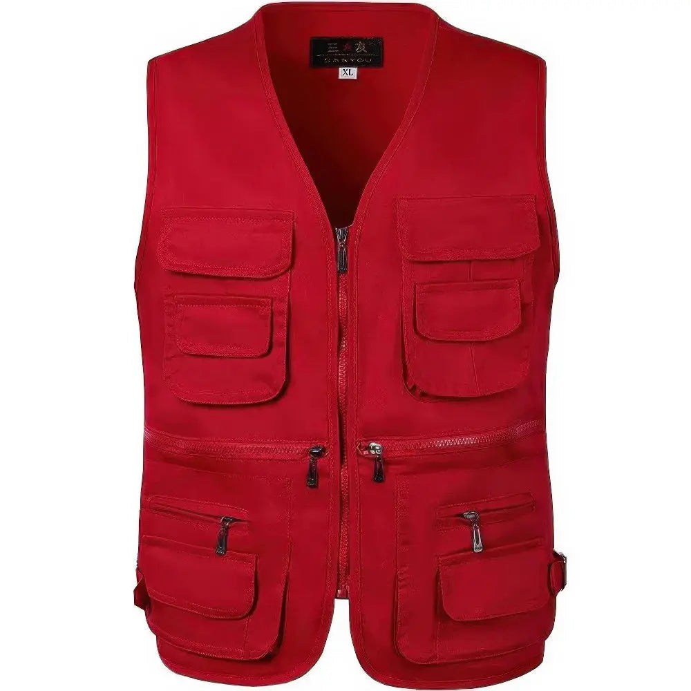 Herren Wanderweste Mit Vielen Taschen Funktionell