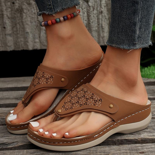 Damen Sandalen Ergonomisch Komfortabel Sommer