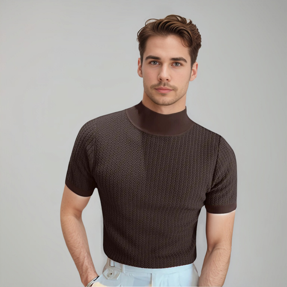 Herren Kurzarmshirt Slim Fit Modern Paolo