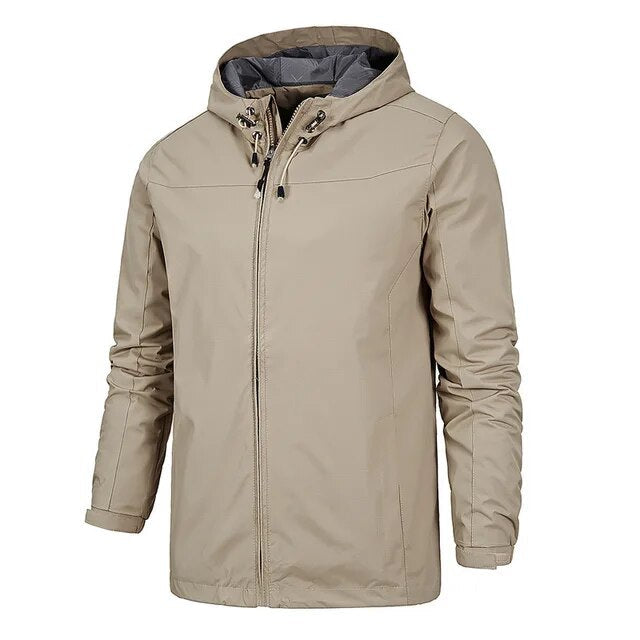 Herren Kapuzenjacke mit Windschutz - Jef