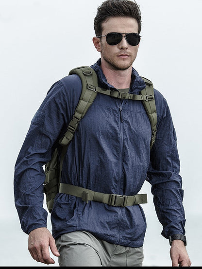 Wasserdichte Outdoor Jacke Leicht Reißverschluss