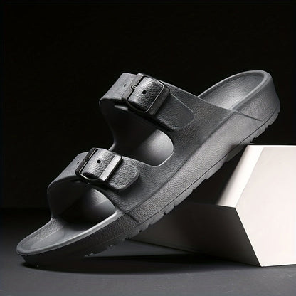 Herren Sandalen mit Doppelriemen Bequem