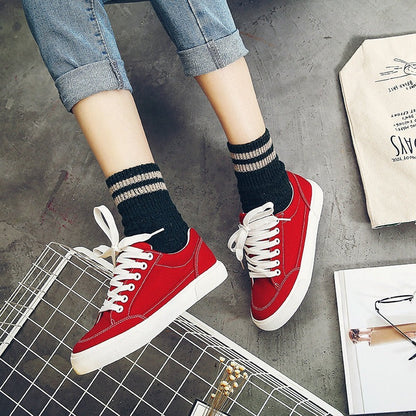 Damen Turnschuhe Weiße Sneaker Mode