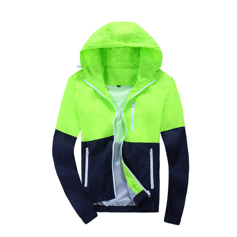 Herren Outdoorjacke Funktionales Material Winddicht - BerlinGlamour