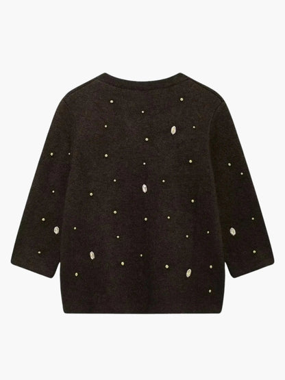 Damen Strickcardigan Elegante Lang