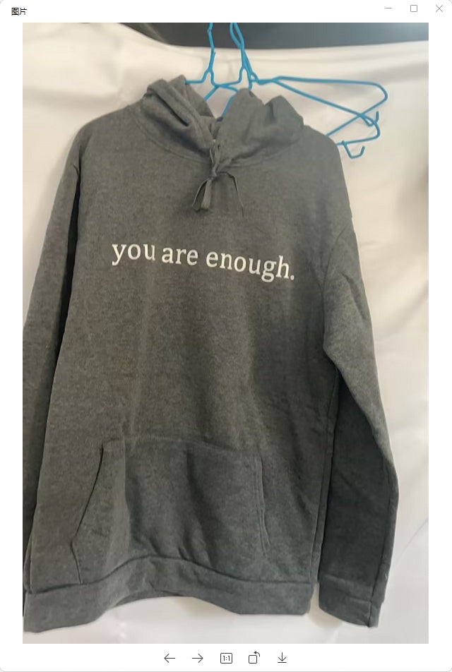 BerlinGlamour Hoodie: Du Bist Genug