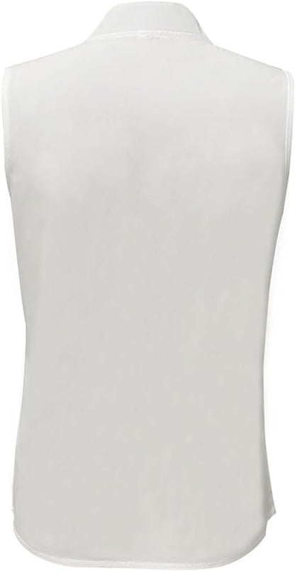 Elegantes Damen Top Ärmellos Einfarbig Sommer