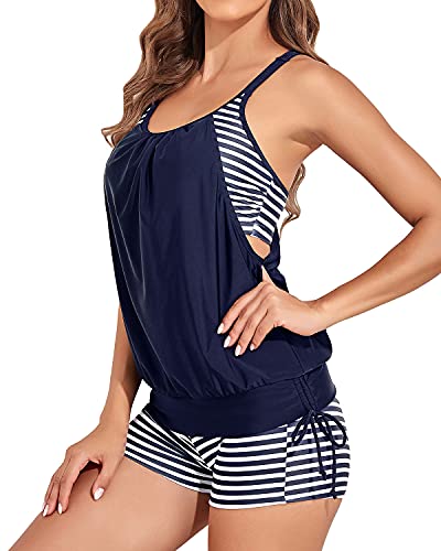 Damen Tankini Badeanzug Bauch Kontrolle 2 Teiler - BerlinGlamour