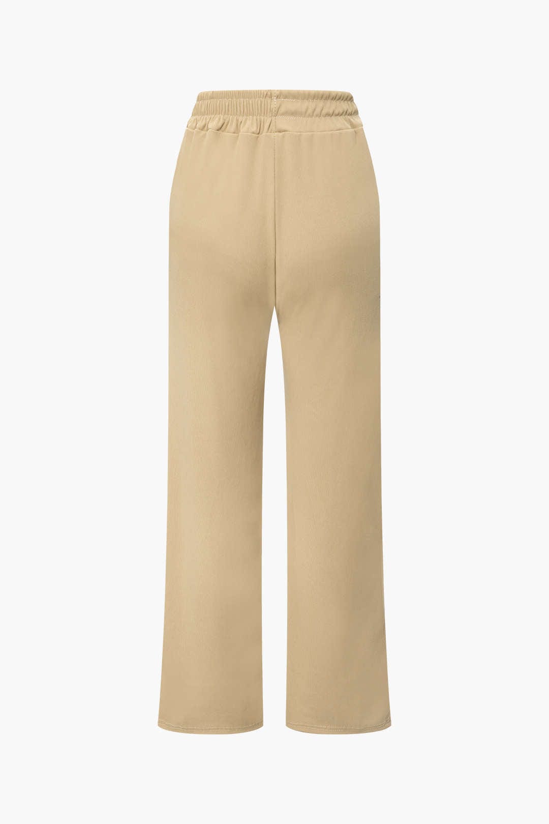 Elegantes Damen Zweiteiler Set Asymmetrisch mit Weiten Hosen