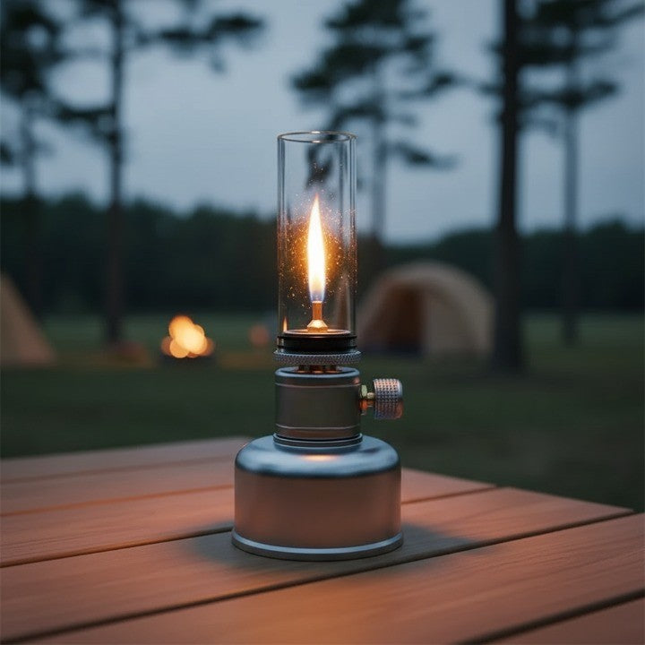 Mini Gasflammen Tischlampe Modern Dekorativ