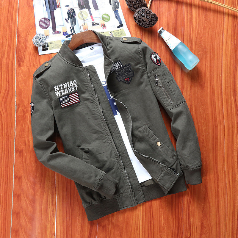 Herren Lederjacke Bomberstyle Vintage Look - BerlinGlamour