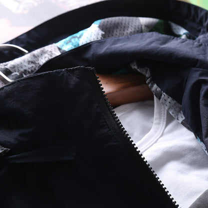 Herren Outdoorjacke wasserabweisend mit Kapuze