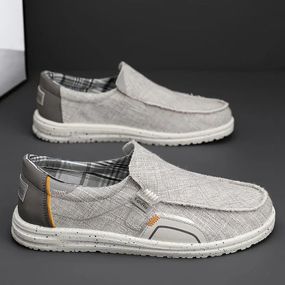 Männer Loafer Sneaker Bequem Schwarz