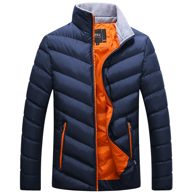 Herren Winterjacke Gefüttert Warm Isoliert Kapuzenjacke