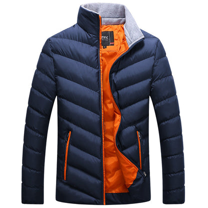 Herren Winterjacke Gefüttert Warm Isoliert Kapuzenjacke