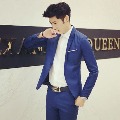 Herren Anzug Slim Fit Modern Elegant