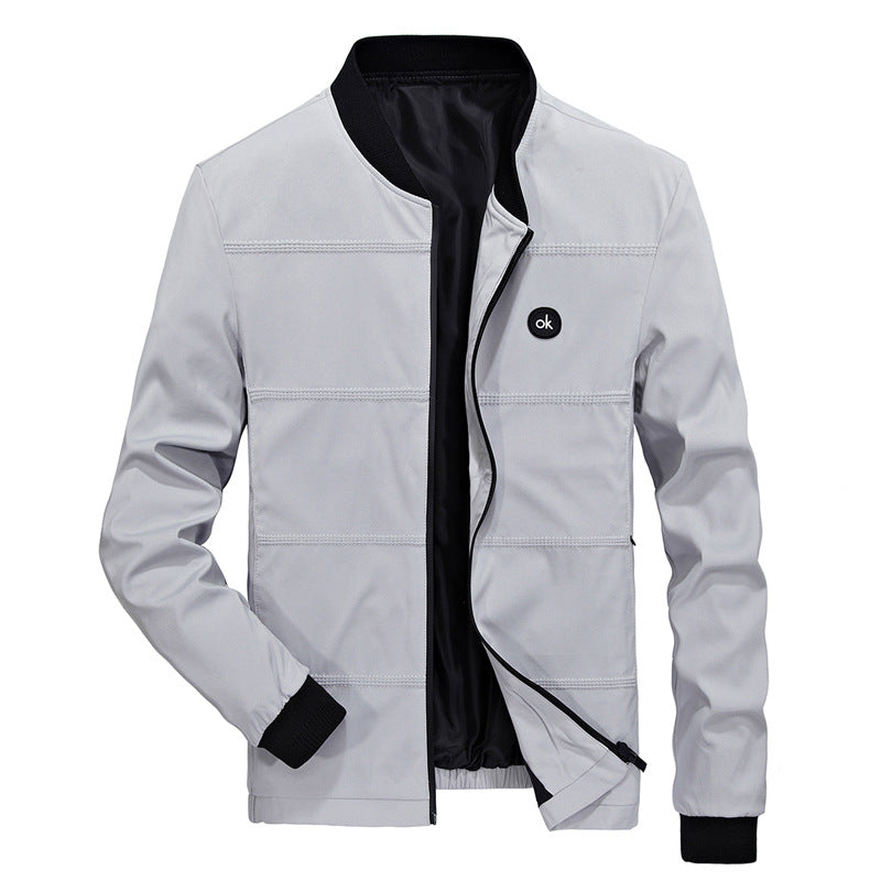 Herren Freizeitjacke Modern Strukturiert Berlin Style