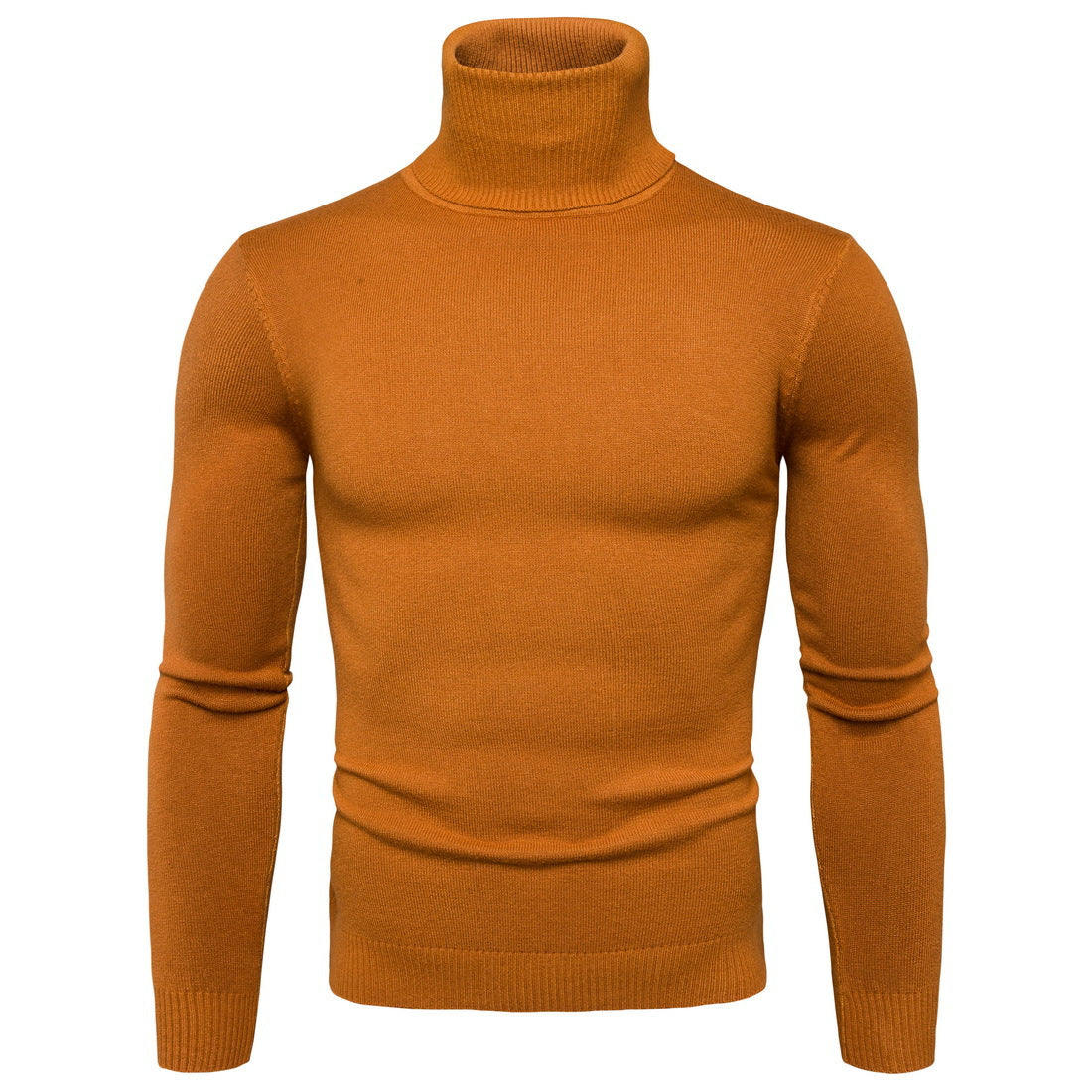 Herren Rollkragenpullover Weich Soft Strick Pullover