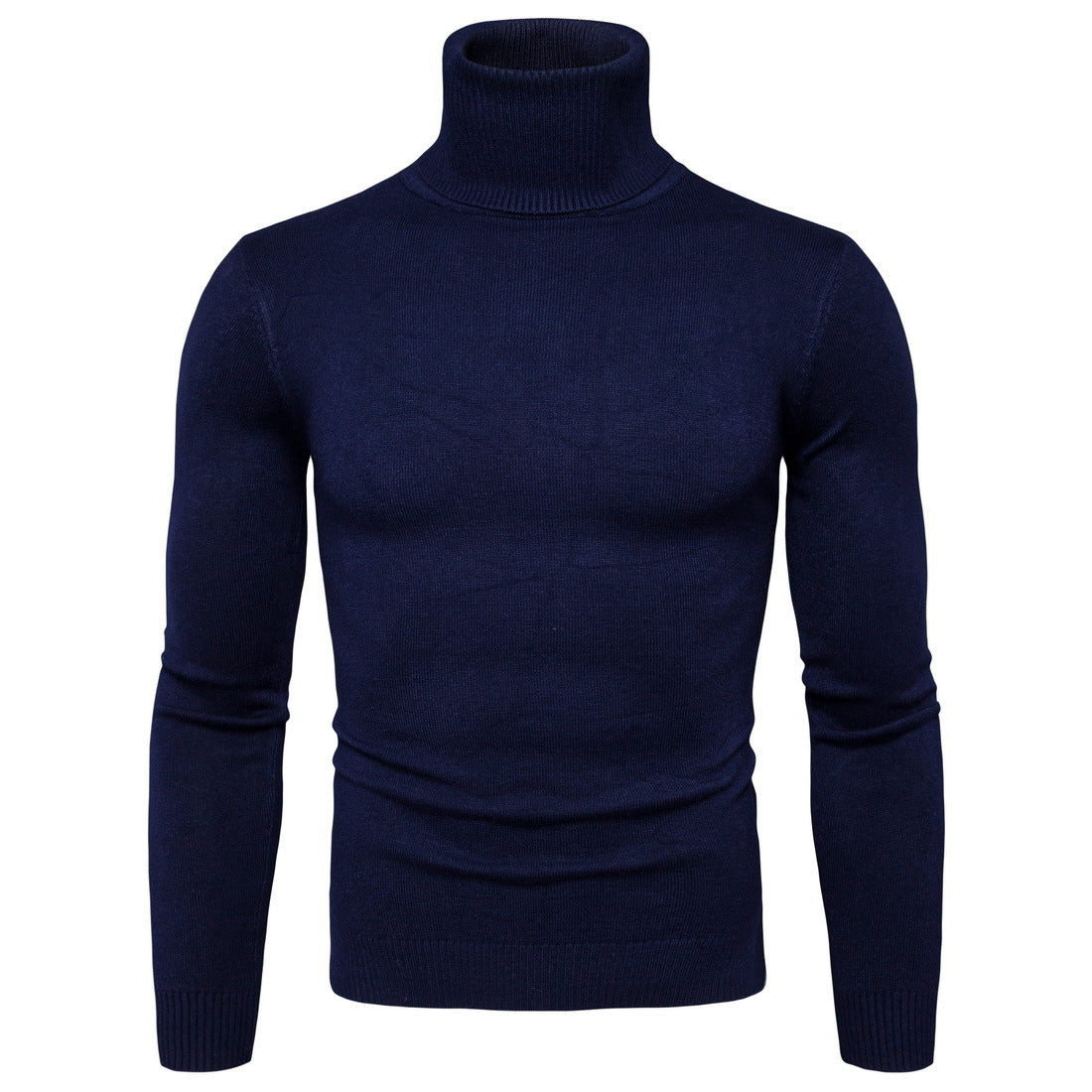 Herren Rollkragenpullover Merinowolle Weich Warm Elegante Optik
