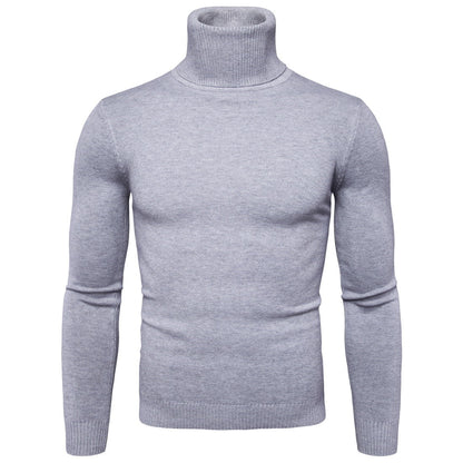 Herren Rollkragenpullover Merinowolle Weich Warm Elegante Optik