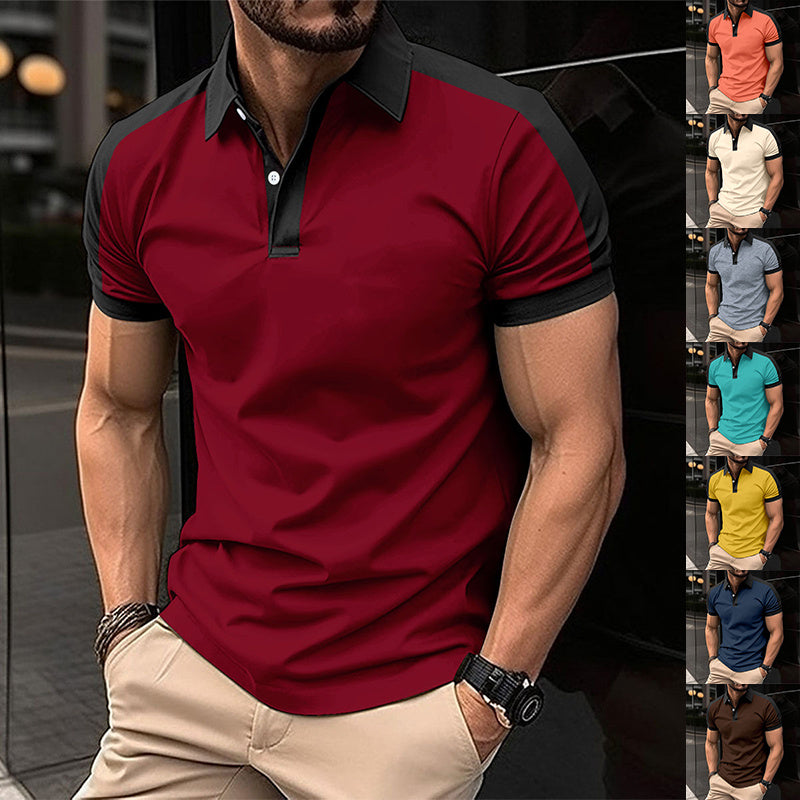 Herren Poloshirt Kurzarm Sommerlich Leicht Casual - BerlinGlamour