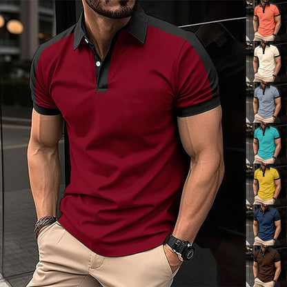 Herren Poloshirt Kurzarm Sommerlich Leicht Casual - BerlinGlamour