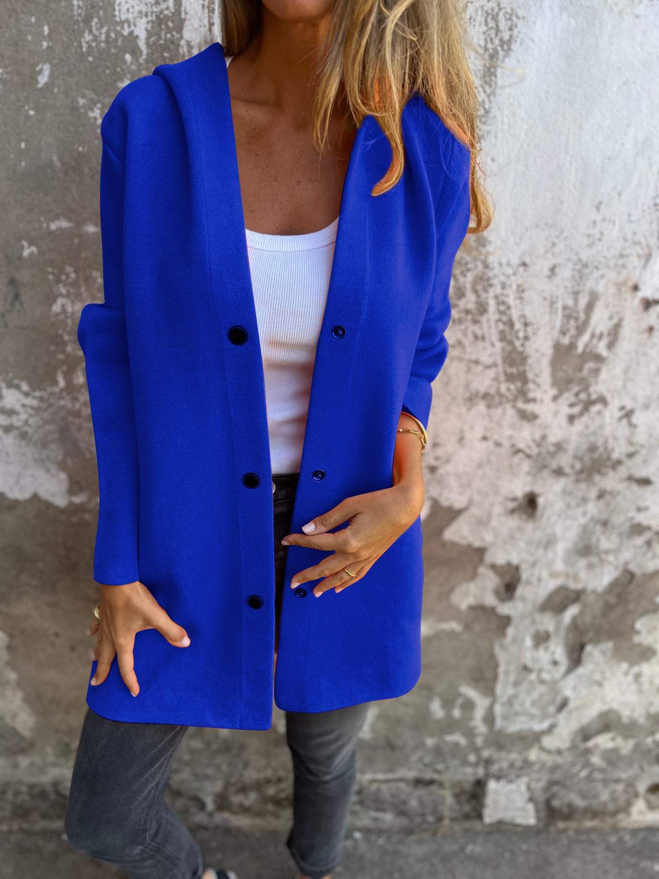 Kapuzenjacke Entspannt Modern Damen