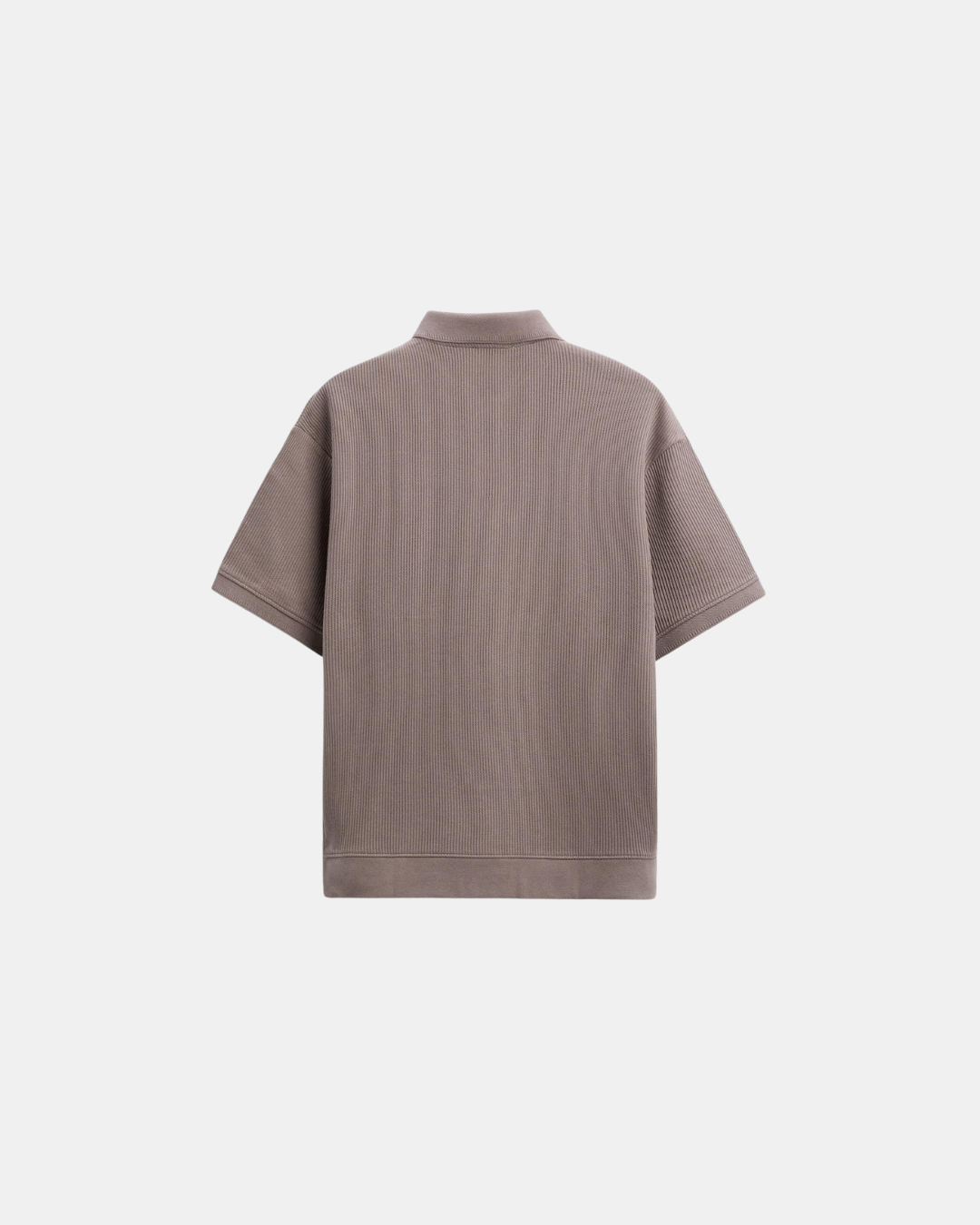 Herren Poloshirt Strick Optik Smart Casual