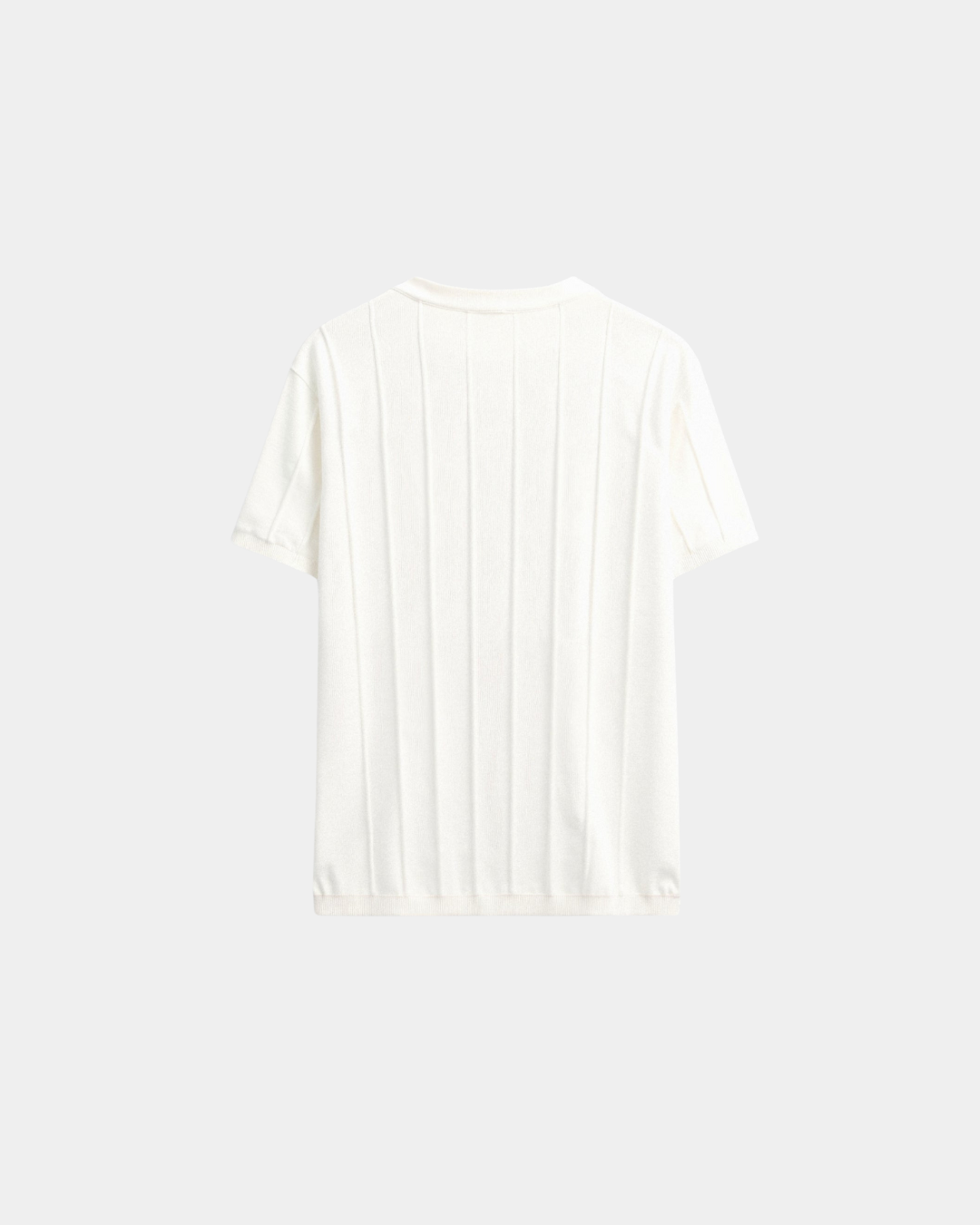 Herren Strickshirt Leicht Sommer Oberteil Rippstruktur