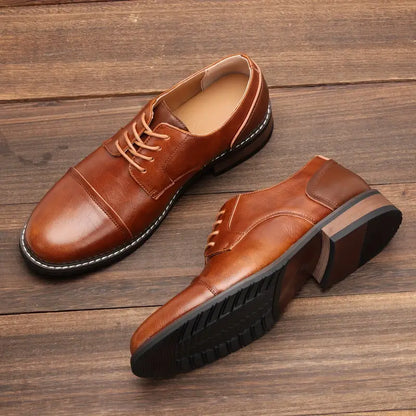 Herren Derby Schuhe Vintage Look Lederschuhe - BerlinGlamour