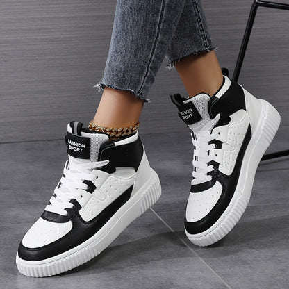 Hohe Sneaker Damen Mode Schuhe - BerlinGlamour