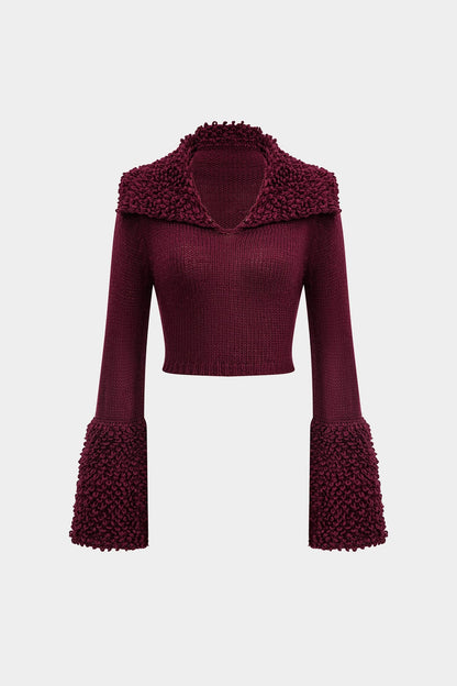 Strick-Zweiteiler-Set Elegantes Damen-Oberteil Mit Struktur