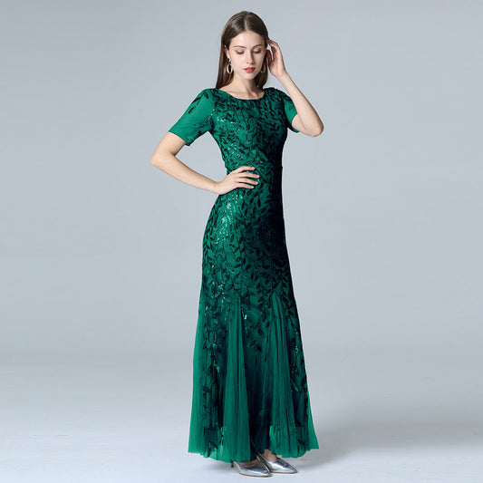 BerlinGlamour Spitzen-Abendkleid