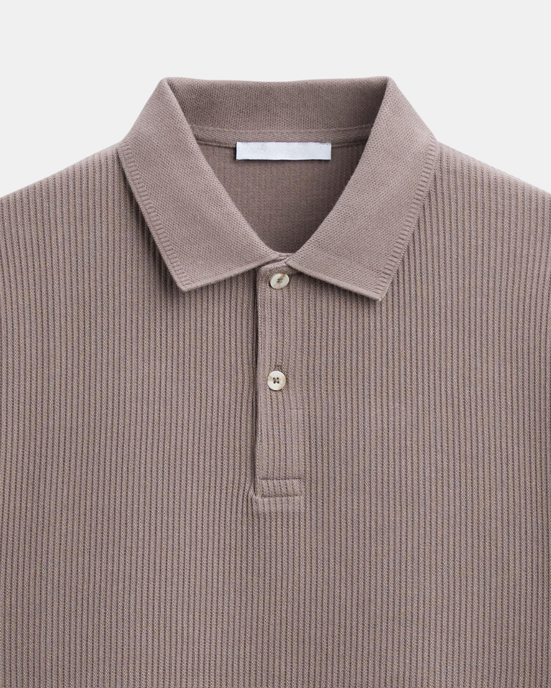 Herren Poloshirt Strick Optik Smart Casual