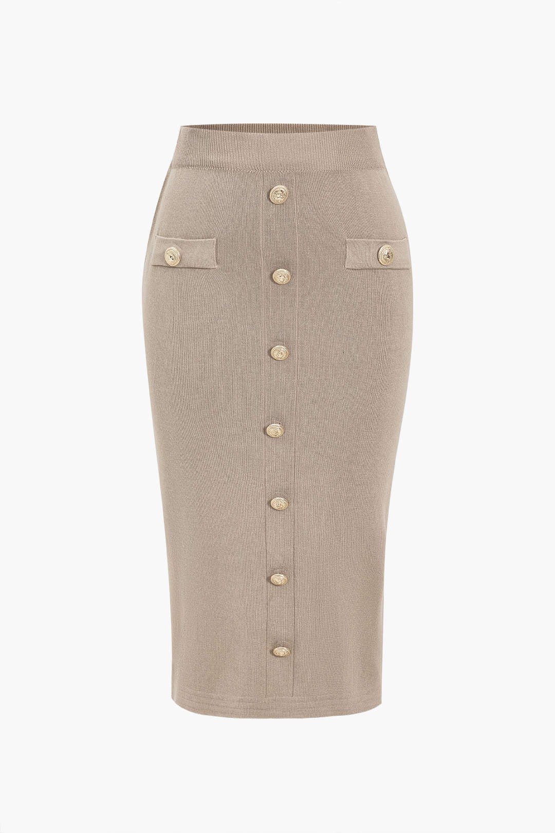 Strick-Set Damen Cardigan Bleistiftrock Lang