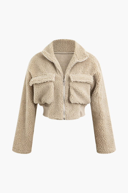 Misha Teddy-Set Cargohose Cropped-Jacke